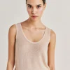 Pull Lurex Nacre Liccia - Poudre