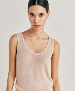 Pull Lurex Nacre Liccia - Poudre