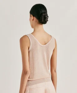 Pull Lurex Nacre Liccia - Poudre