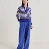 Pull Raye Lurex Perle Egide - Bluette