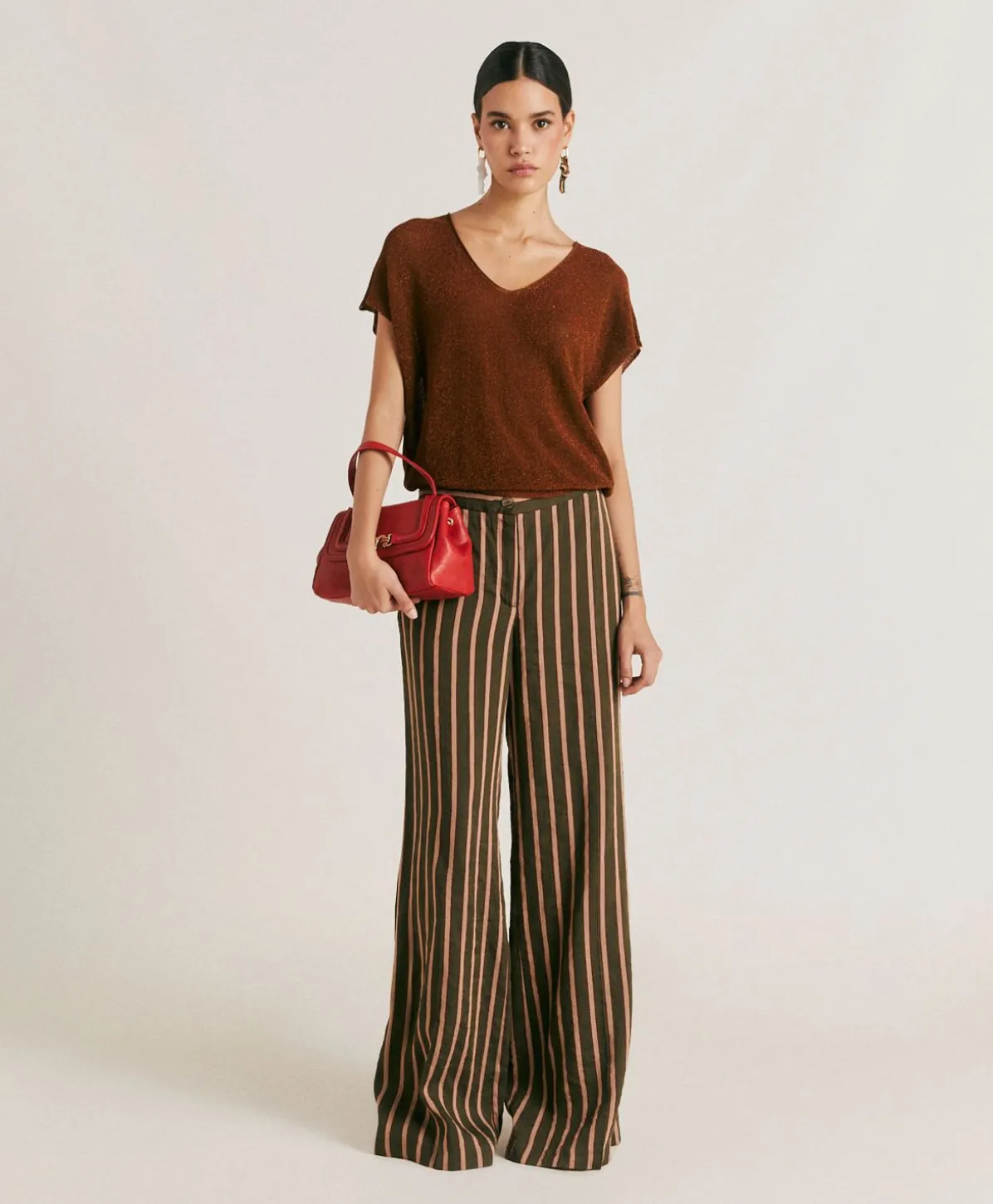 Pull Suzanna Perlata Lurex - Armee