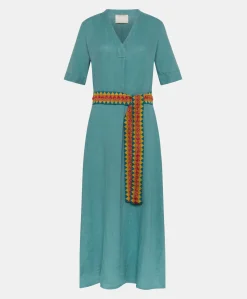 Robe En Lin Altamura - Ceruleen