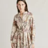 Robe En Popeline Lorina - Multicolore Creme