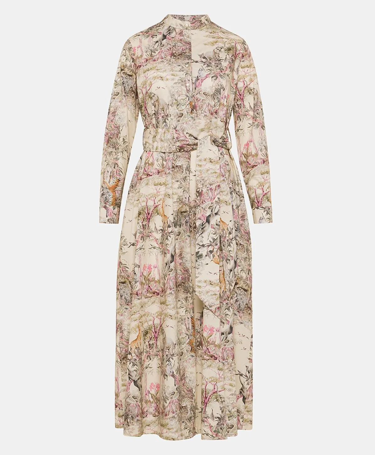 Robe En Popeline Lorina - Multicolore Creme
