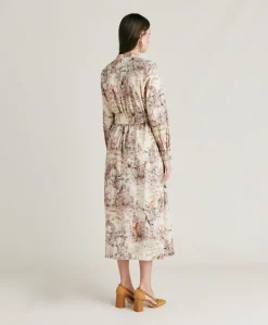 Robe En Popeline Lorina - Multicolore Creme
