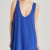 Robe Gaze Cataria - Bluette