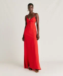 Robe Jolie En Acetate De Soie - Azalee
