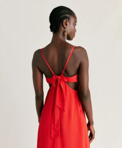Robe Jolie En Acetate De Soie - Azalee