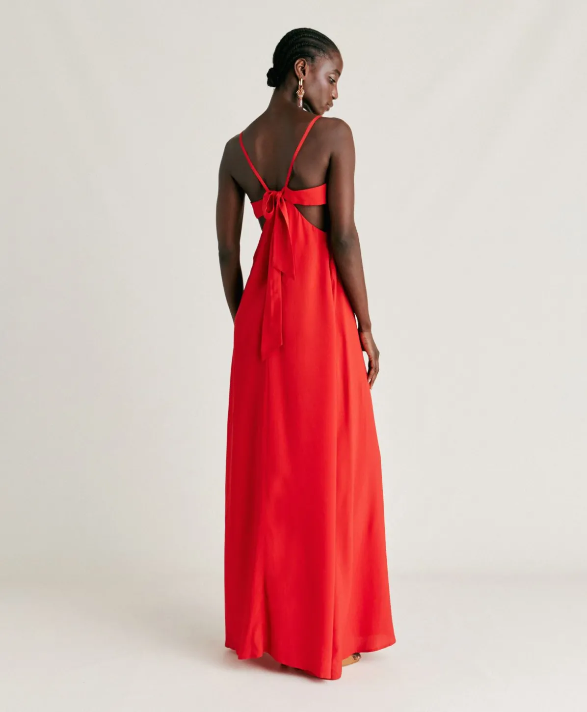 Robe Jolie En Acetate De Soie - Azalee