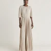 Robe Paradisu En Jersey Lurex - Sable