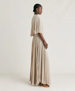 Robe Paradisu En Jersey Lurex - Sable