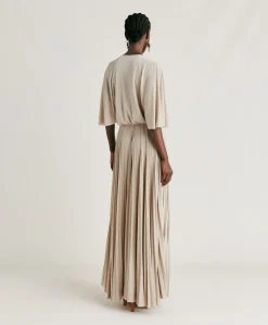 Robe Paradisu En Jersey Lurex - Sable