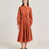 Robe Sinzias Avec Voile De Coton - Coccio
