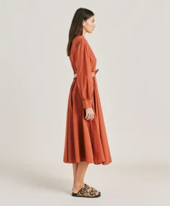 Robe Sinzias Avec Voile De Coton - Coccio