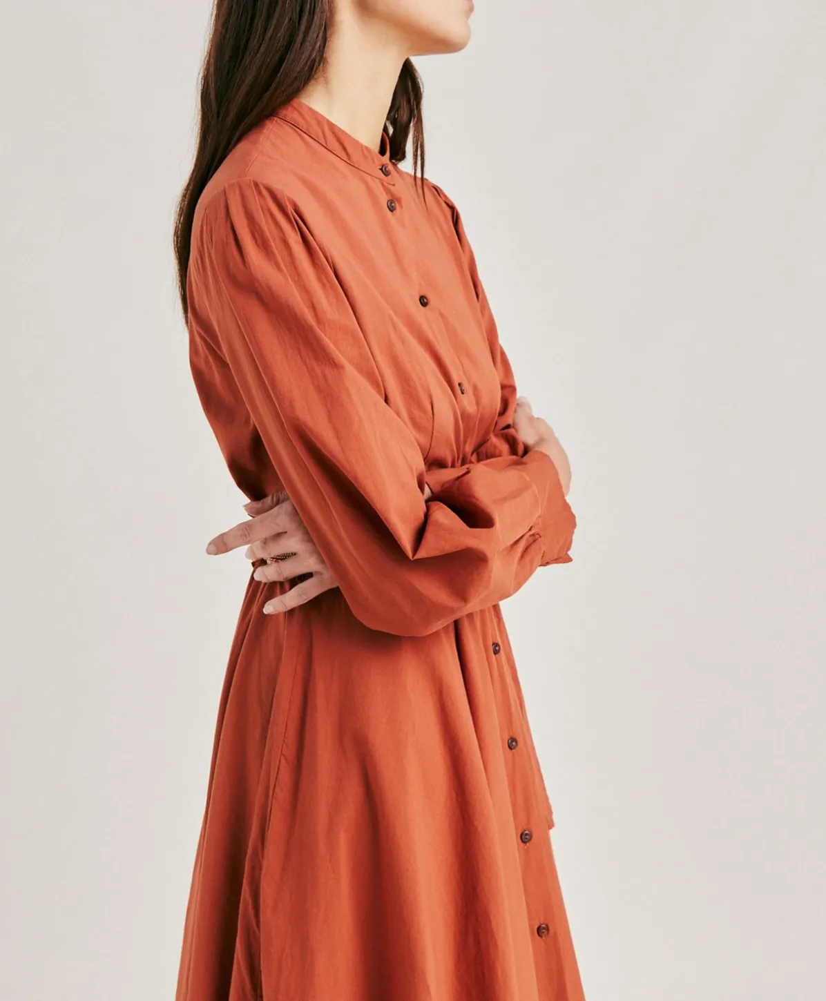 Robe Sinzias Avec Voile De Coton - Coccio