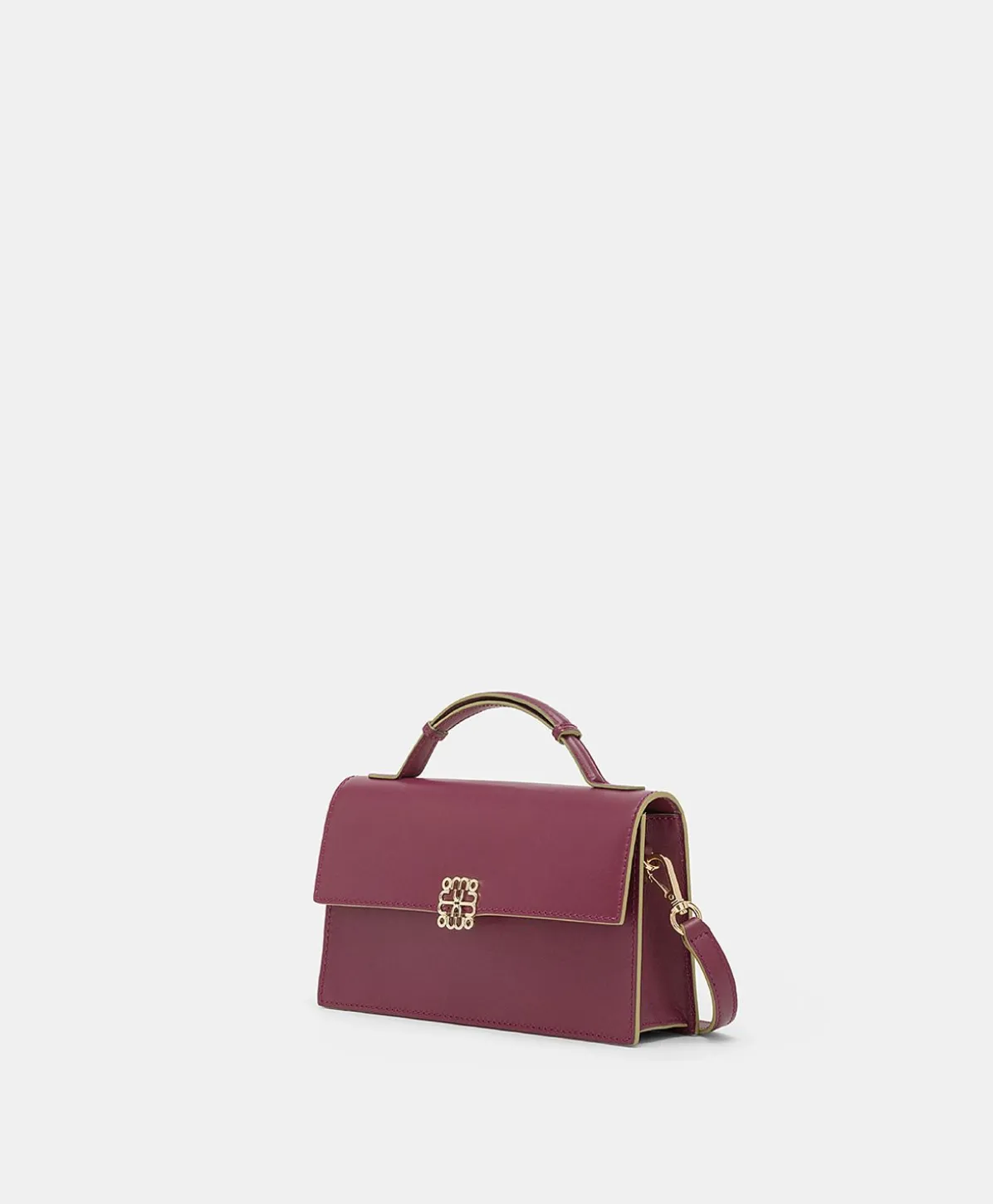 Sac Bandouliere Sophie En Cuir Nappa - Cyclamen