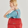 Sac En Cuir Flore Bag - Rouge