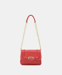 Sac En Cuir Mimi Flore - Rouge