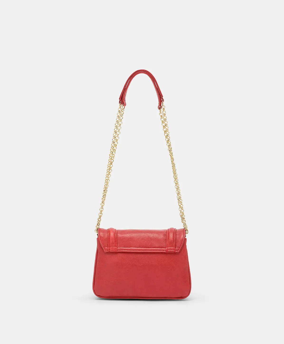 Sac En Cuir Mimi Flore - Rouge