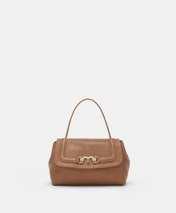 Sac En Cuir Petit Flore - Tan
