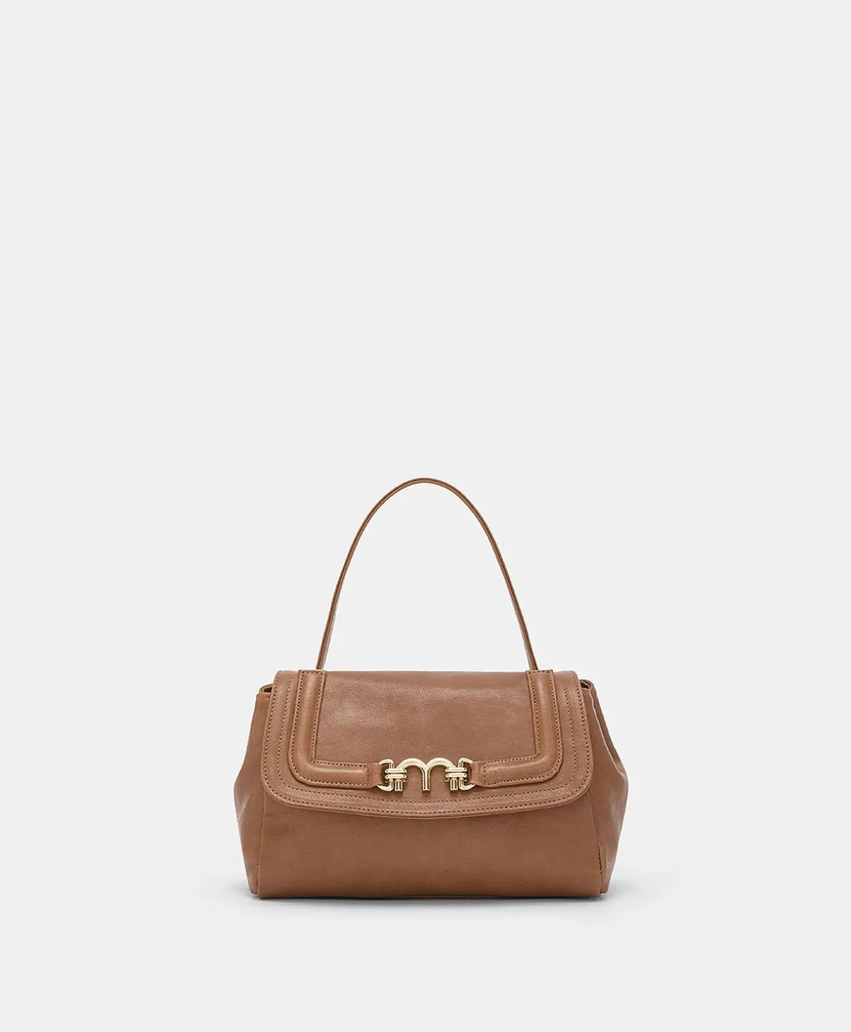 Sac En Cuir Petit Flore - Tan