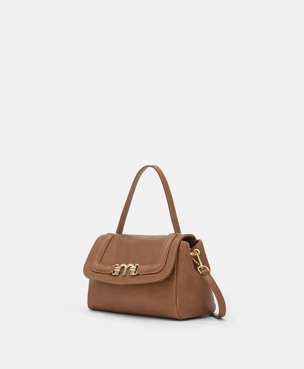Sac En Cuir Petit Flore - Tan