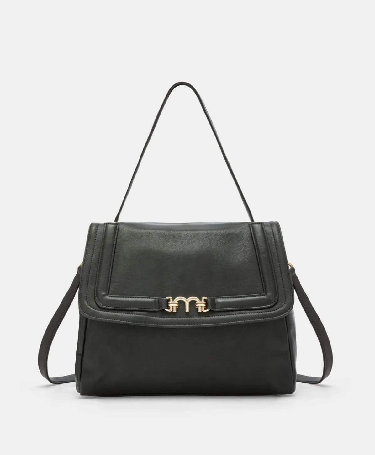 Sac Flore En Cuir - Noir