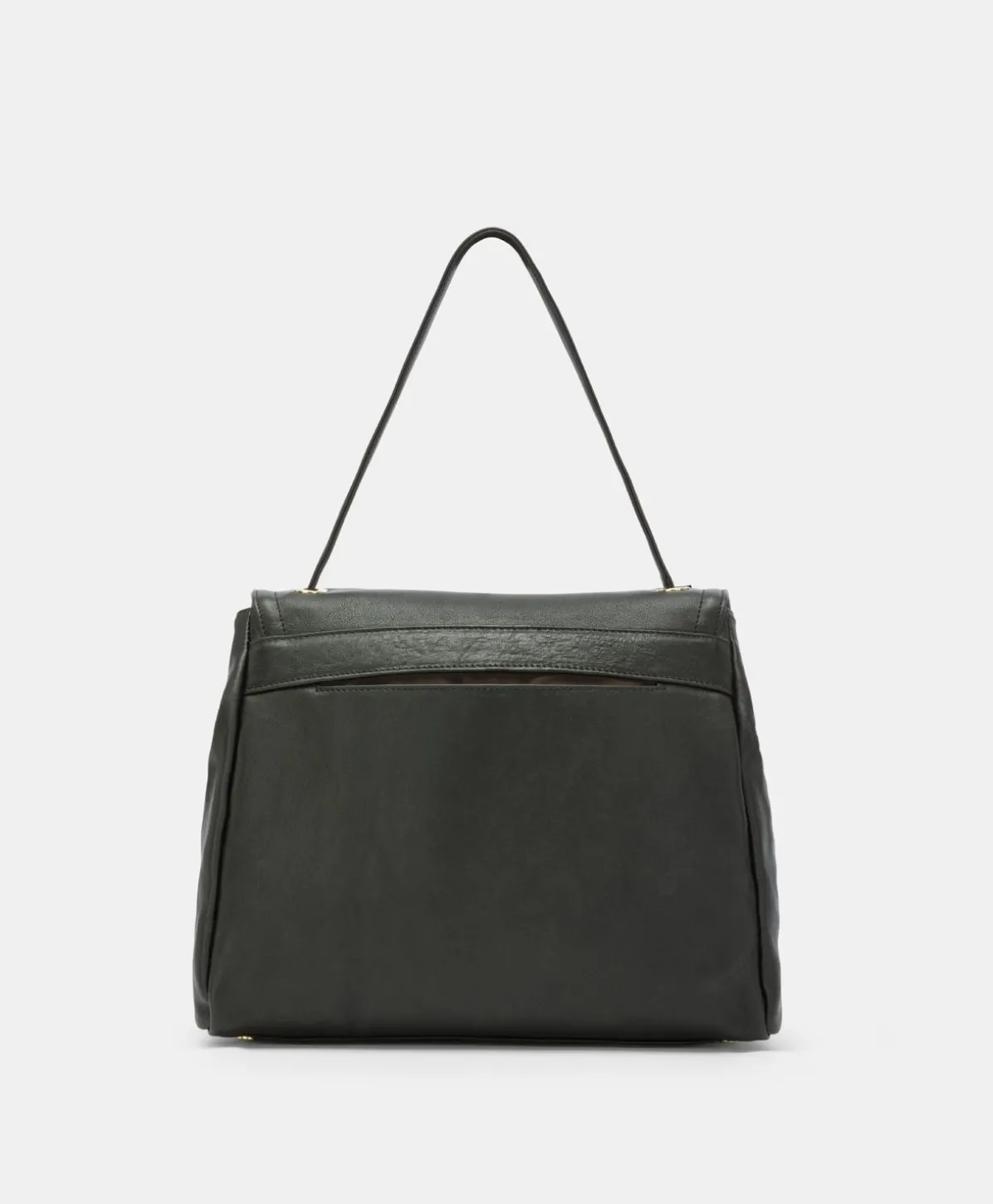 Sac Flore En Cuir - Noir