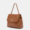 Sac Flore Naplack En Cuir - Brule