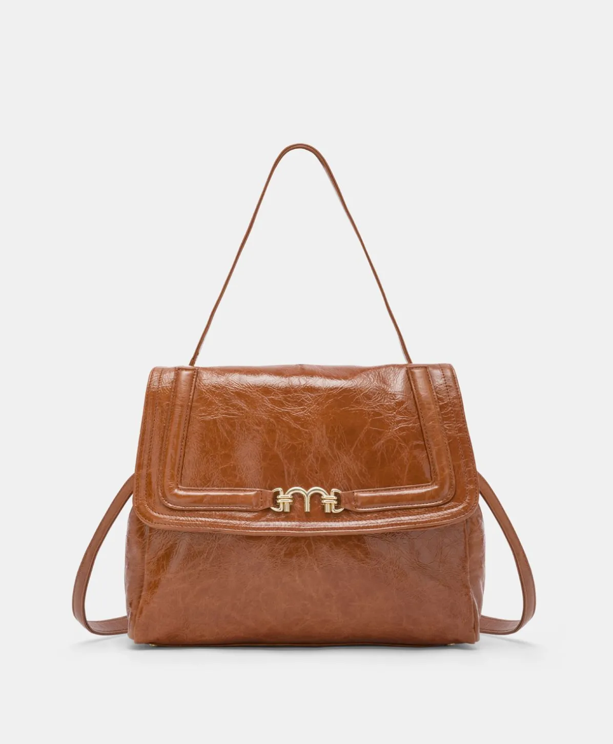 Sac Flore Naplack En Cuir - Brule