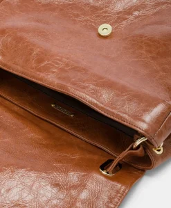Sac Flore Naplack En Cuir - Brule