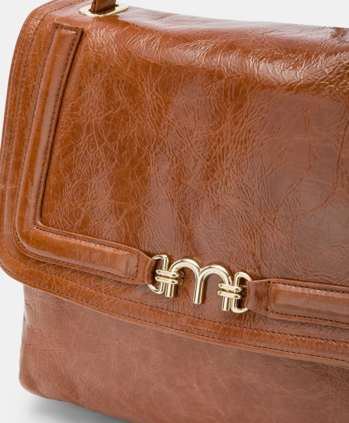 Sac Flore Naplack En Cuir - Brule