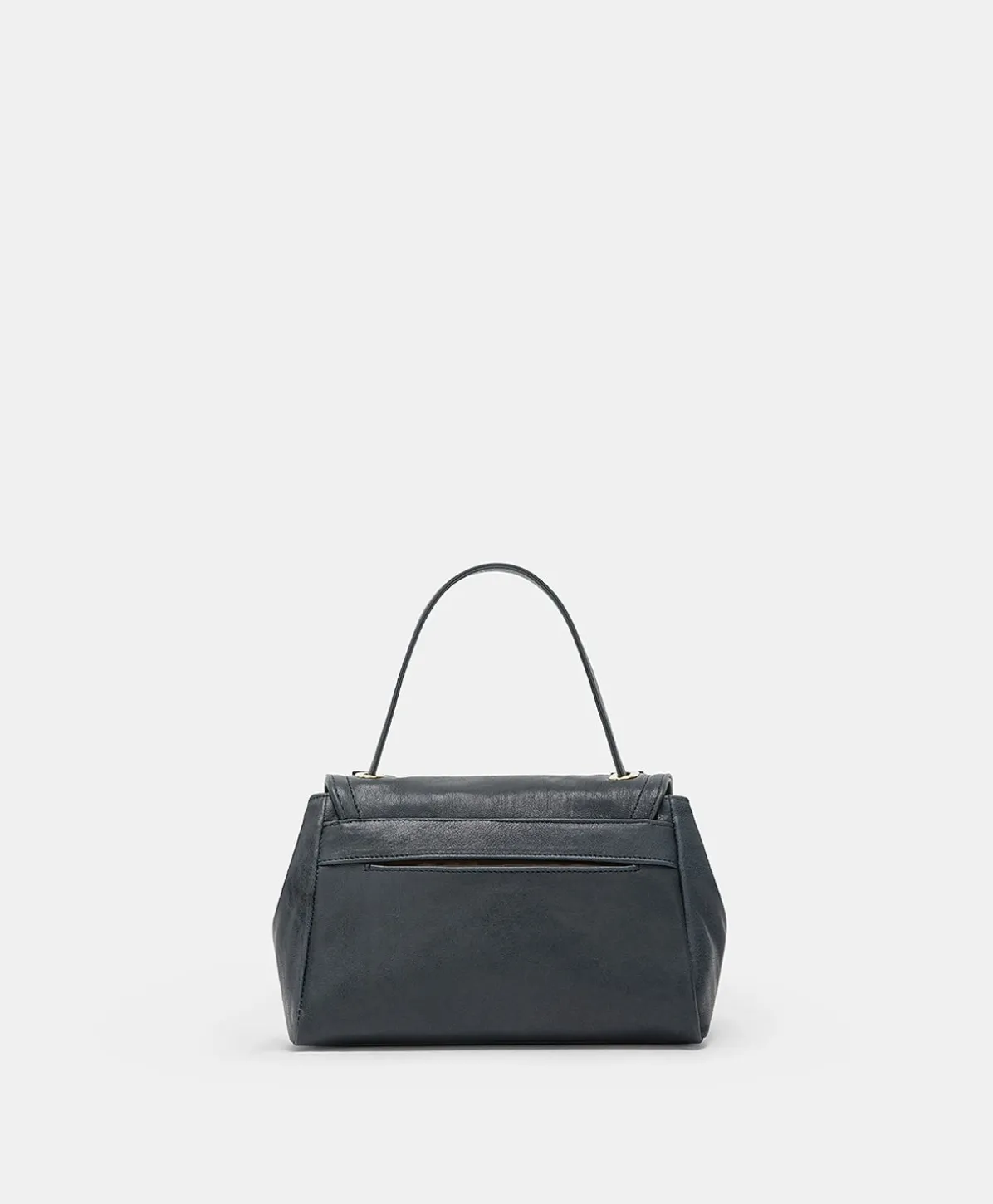 Sac Petit Flore En Cuir - Bleu