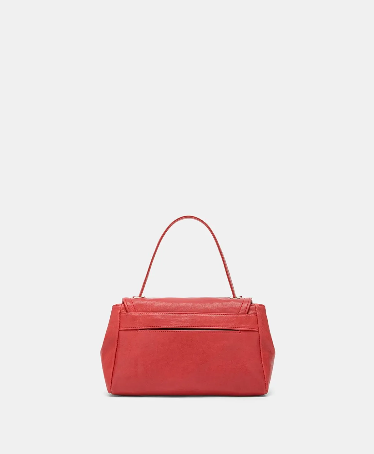 Sac Petit Flore En Cuir - Rouge