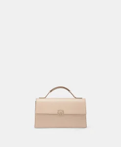 Sac Porte Epaule Sophie En Cuir Nappa - Poudre