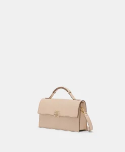 Sac Porte Epaule Sophie En Cuir Nappa - Poudre