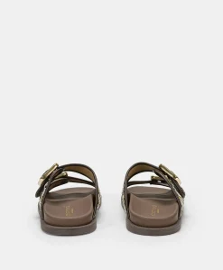 Sandales Chamorro Avec Tissage - Marron / Multicolore