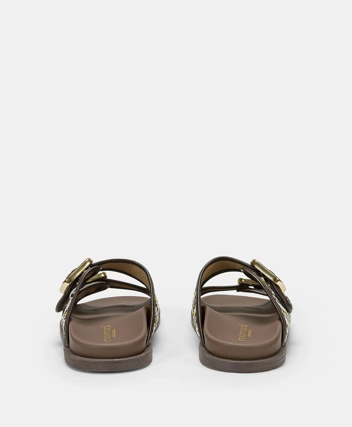 Sandales Chamorro Avec Tissage - Marron / Multicolore