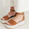 Sandales Soraya En Cuir Et Toile - Cuir