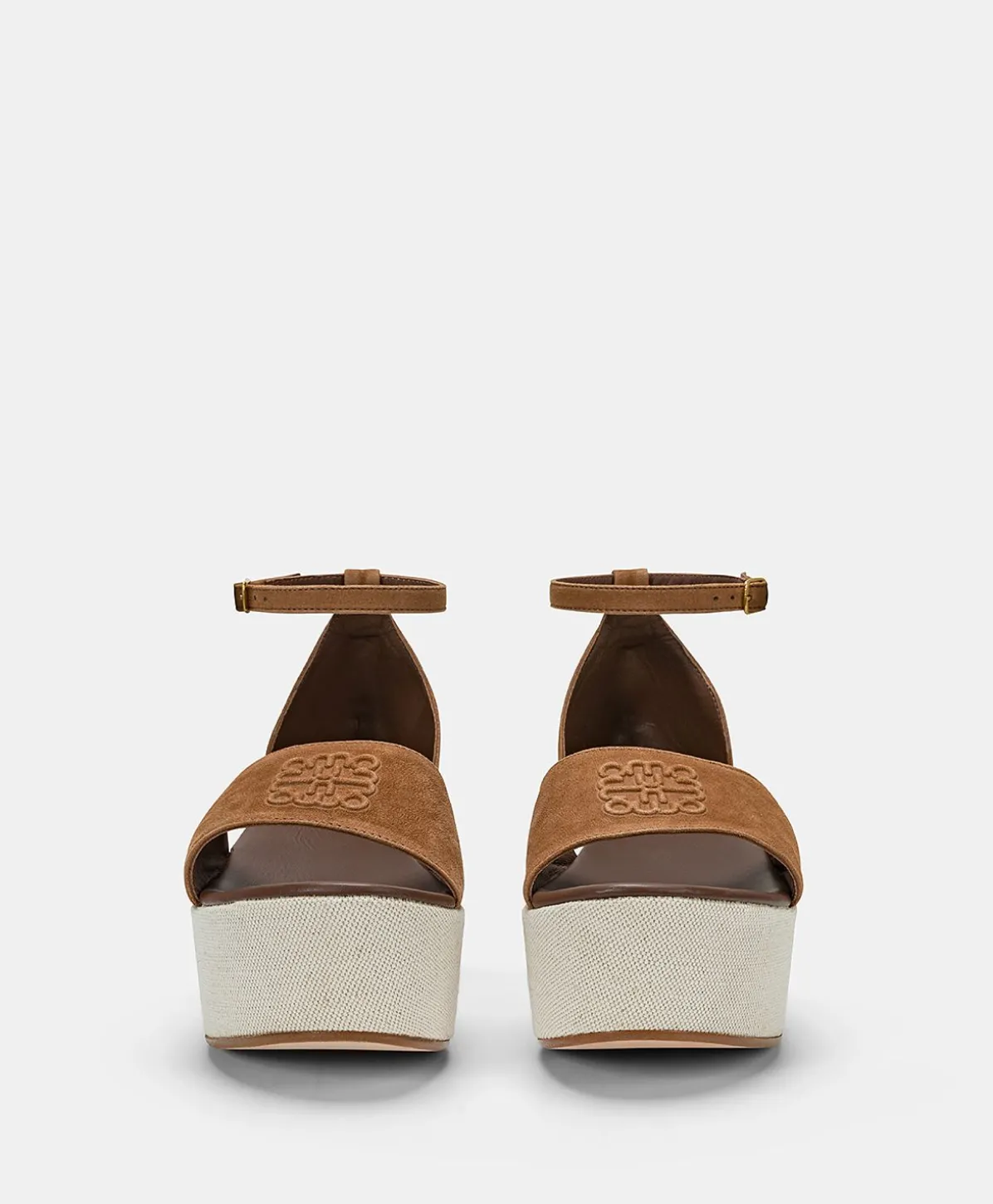 Sandales Soraya En Cuir Et Toile - Cuir