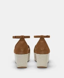 Sandales Soraya En Cuir Et Toile - Cuir