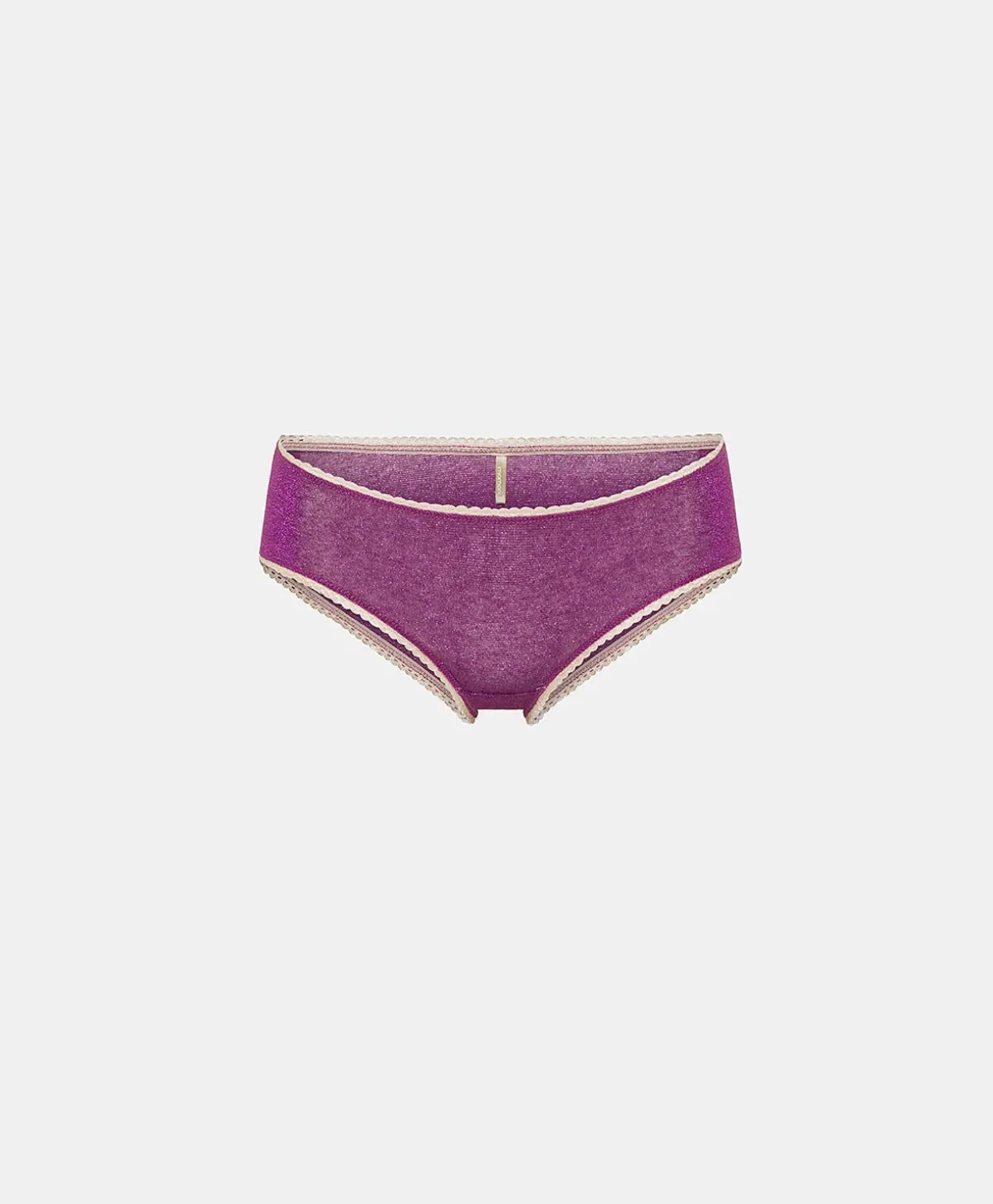 Slip Hamac En Jersey Lurex - Cyclamen