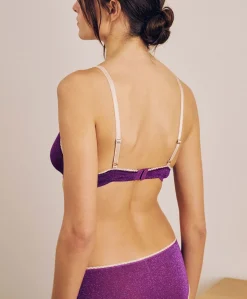 Soutien-Gorge Amethiste En Jersey Lurex - Cyclamen