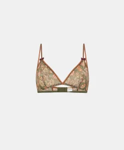 Soutien-Gorge En Nylon Imprime Amethist - Army Multicolor