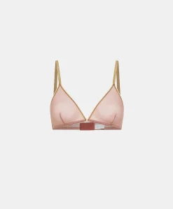 Soutien-Gorge Tulle Amethiste - Rose Antique
