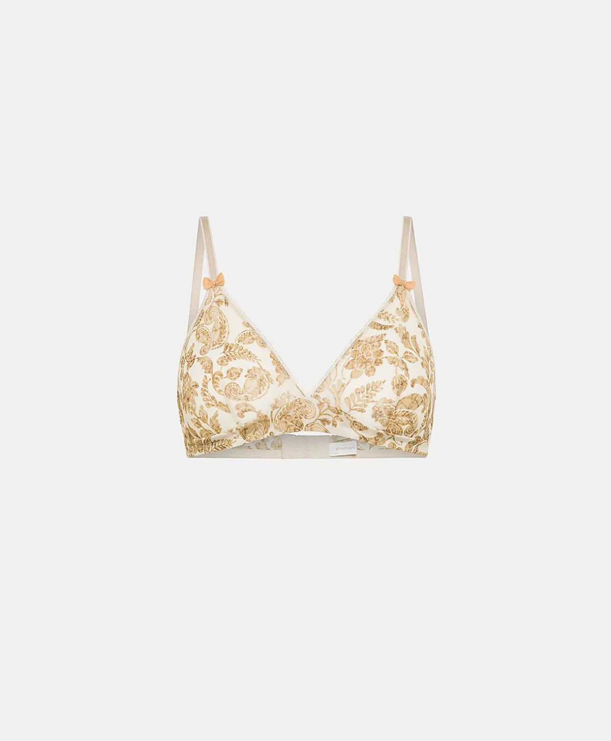 Soutien-Gorge Tutu En Nylon Imprime - Creme / Multicolore