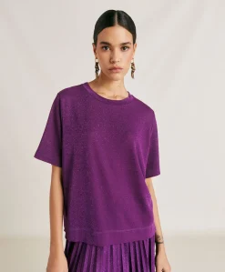 Thirty Iora En Jersey Lurex - Cyclamen