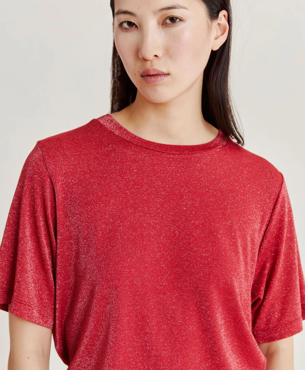 Thirty Iora En Jersey Lurex - Magenta