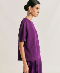 Thirty Iora En Jersey Lurex - Cyclamen