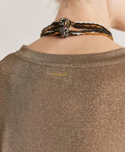 Thirty Iora En Jersey Lurex - Boue